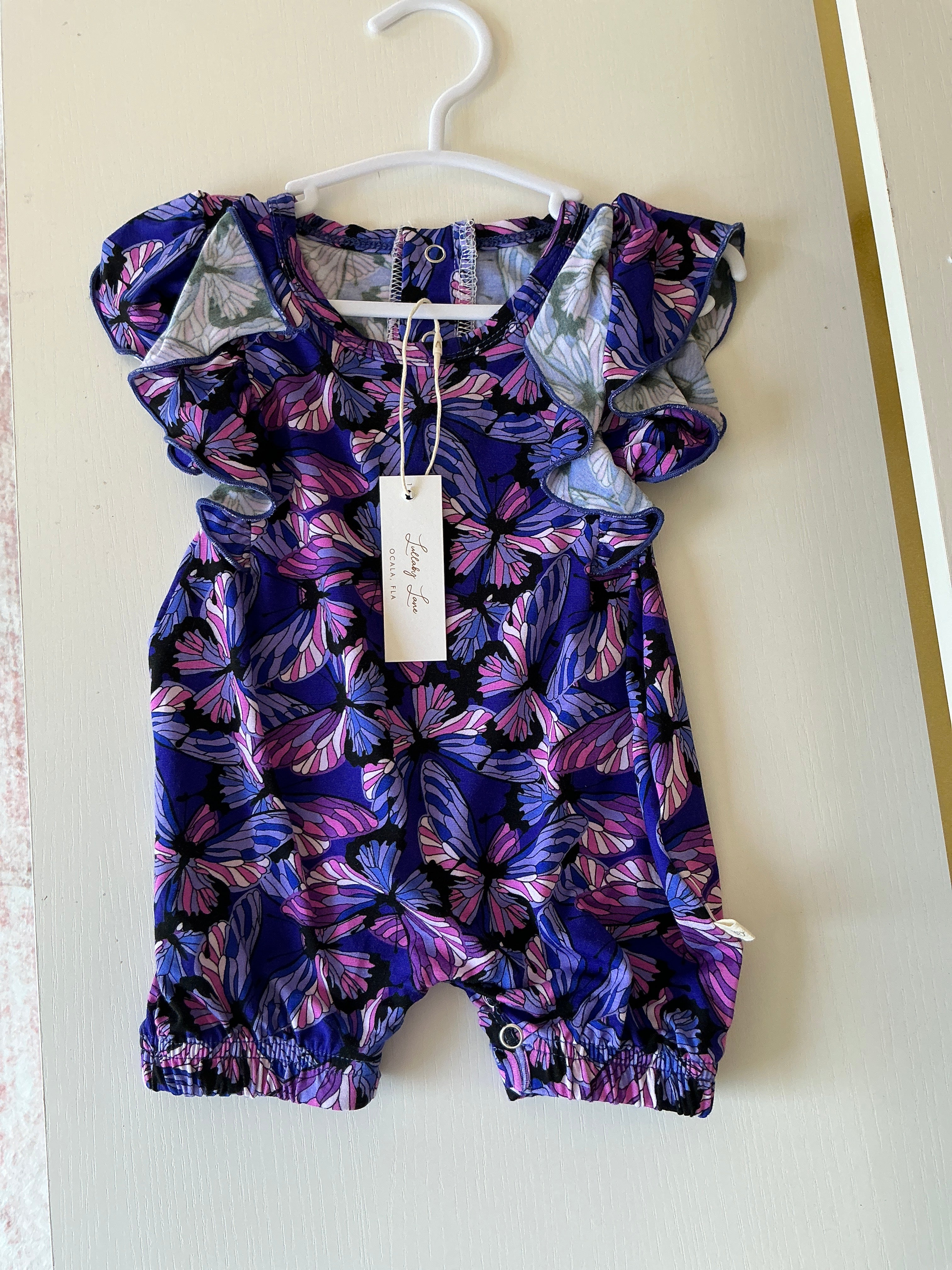 Butterfly romper 6-12